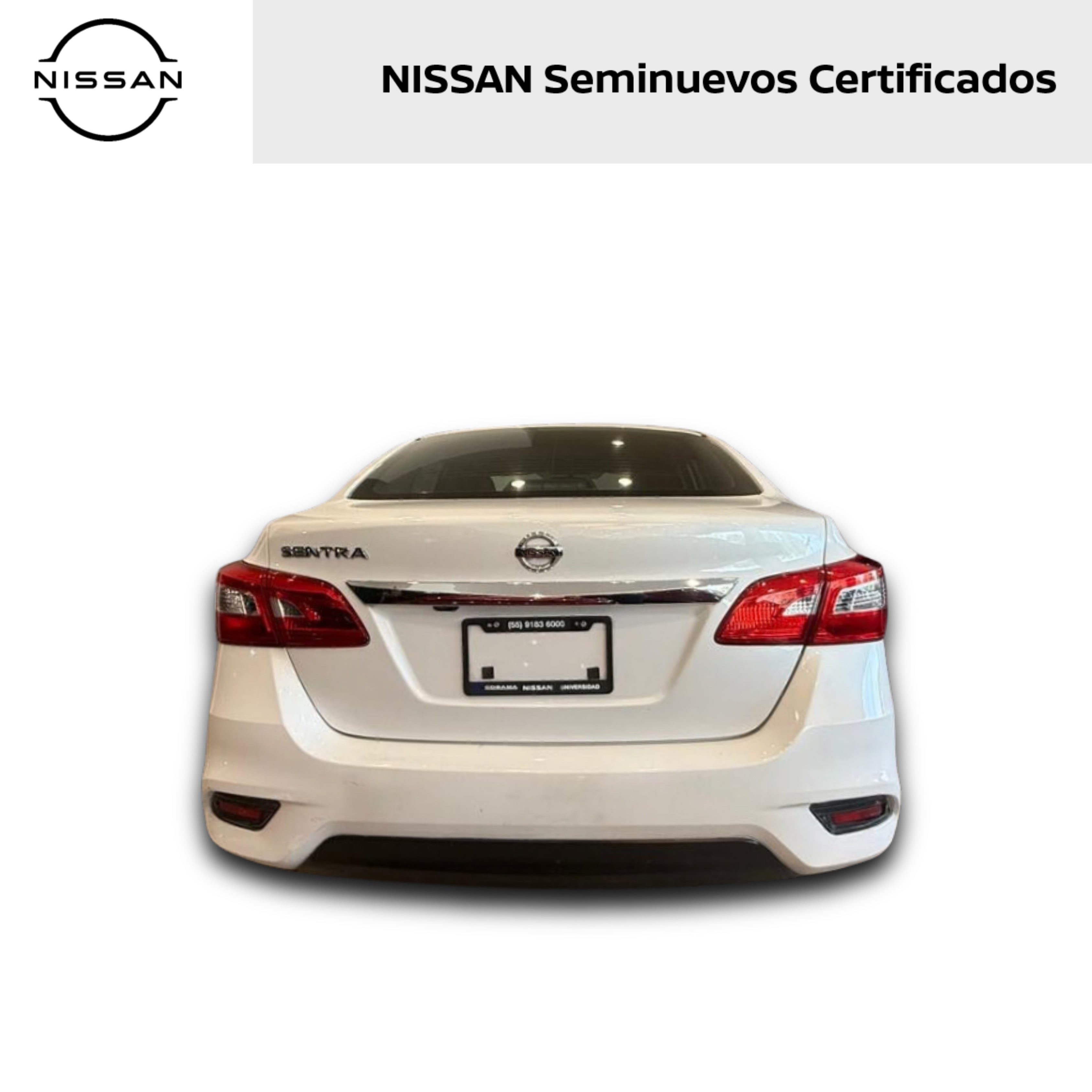 2018 Nissan SENTRA 4 PTS EXCLUSIVE CVT AAC AUT GPS PIEL QC F LED RA-17