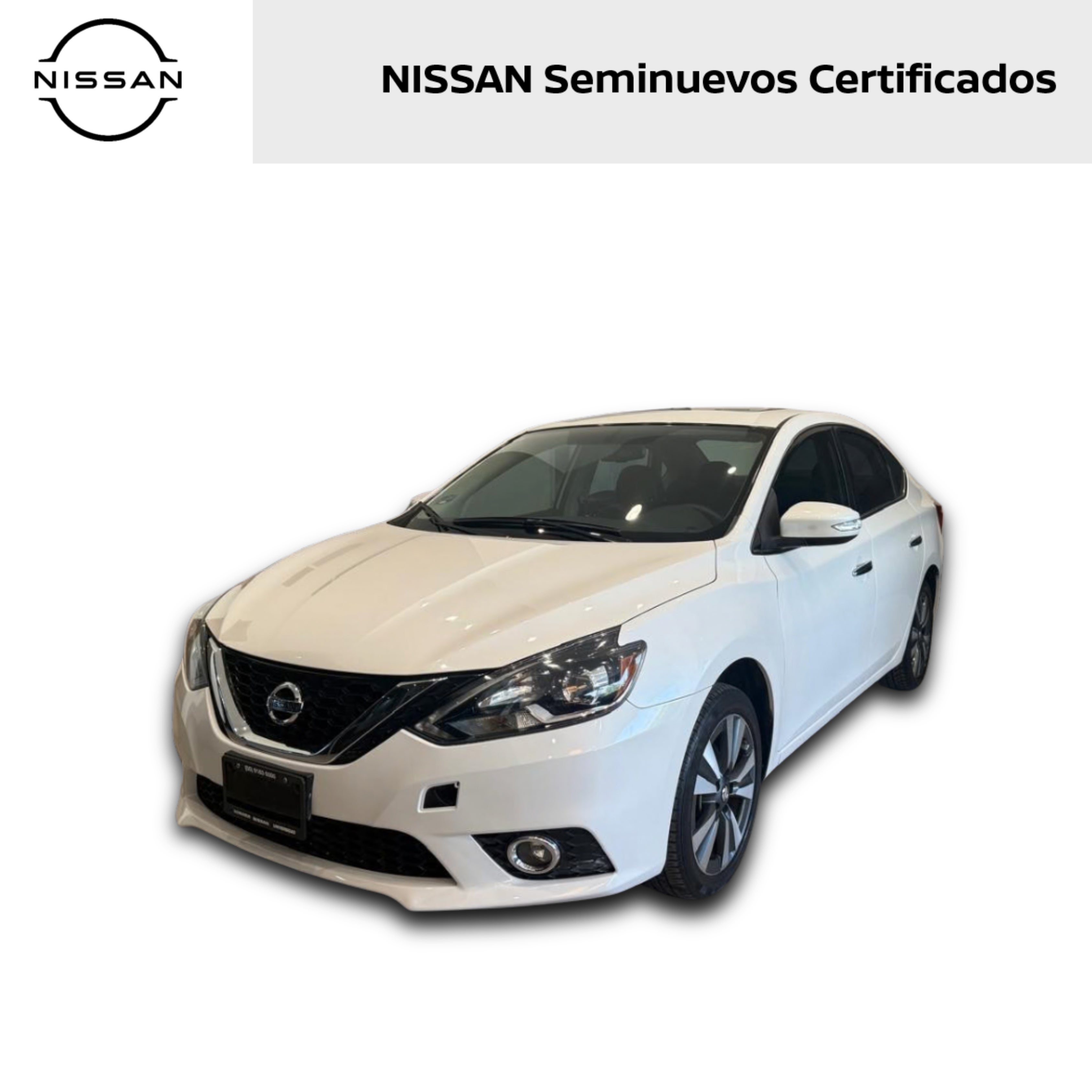 2018 Nissan SENTRA 4 PTS EXCLUSIVE CVT AAC AUT GPS PIEL QC F LED RA-17