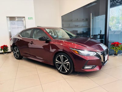 2023 Nissan SENTRA 4 PTS SR PLATINUM CVT AAC AUT ASTOS DEPORTIVOS BOSE PIEL NEGRA QC F LED RA-18